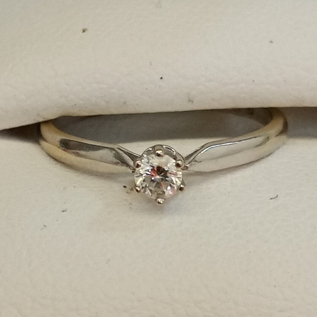 ANILLITO ORO BLANCO 14 K 1,40 GRMS (SEMINUEVO)