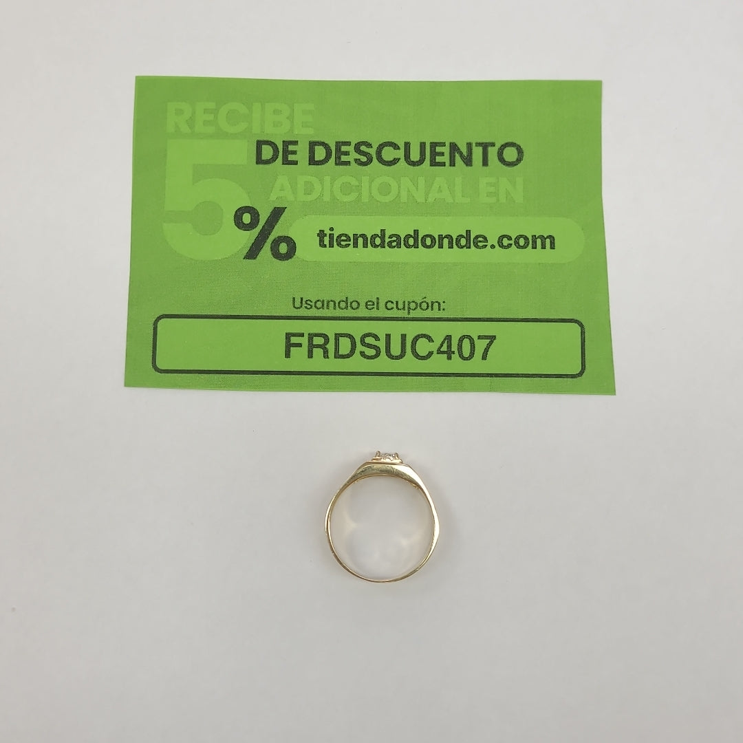 ANILLOS CON CIRCONIA 14K TALLA 9 4 GR (NUEVO)