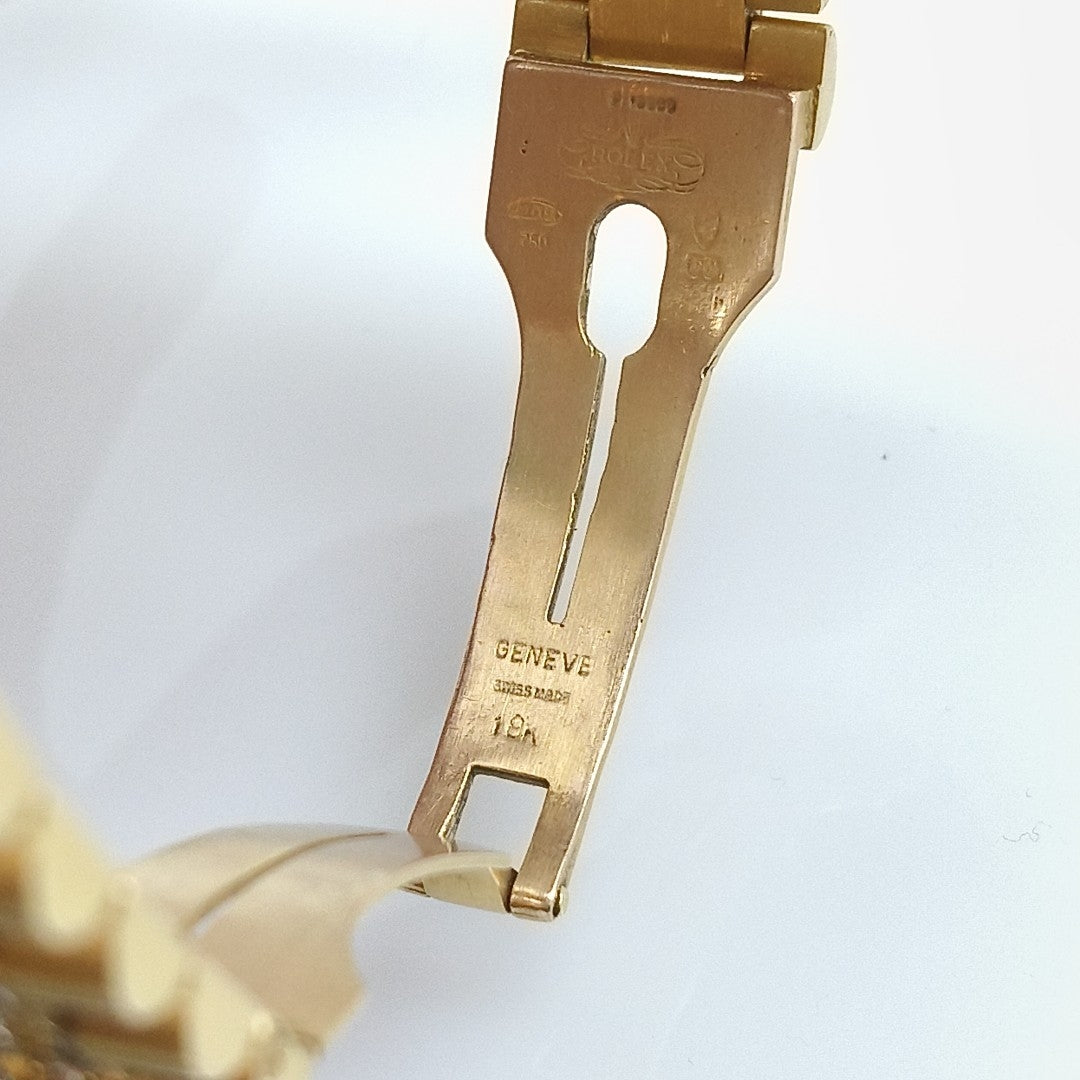 RELOJ CAJA ACERO PULSO ORO ORO 18 K 139.9 GRMS (SEMINUEVO)