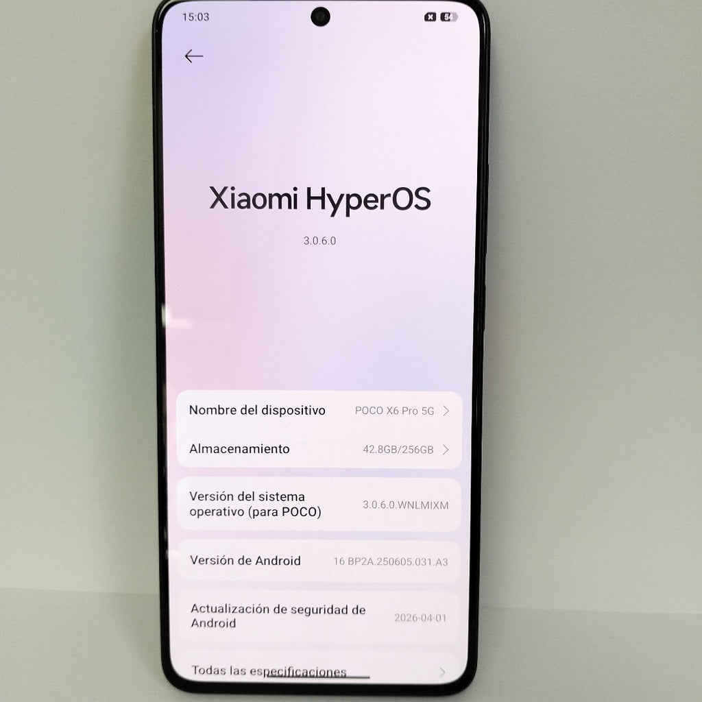 CELULAR XIAOMI POCO X6 PRO 2311DRK48G (2024) 256 GB 8 GB RAM (SEMINUEVO)