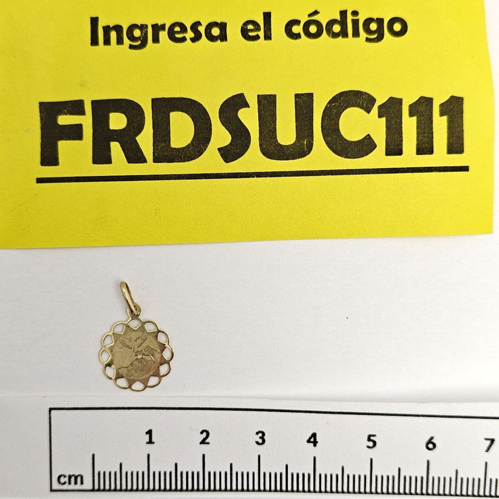 MEDALLA RELIGIOSA ORO 14 K 0,50 GRMS (SEMINUEVO)