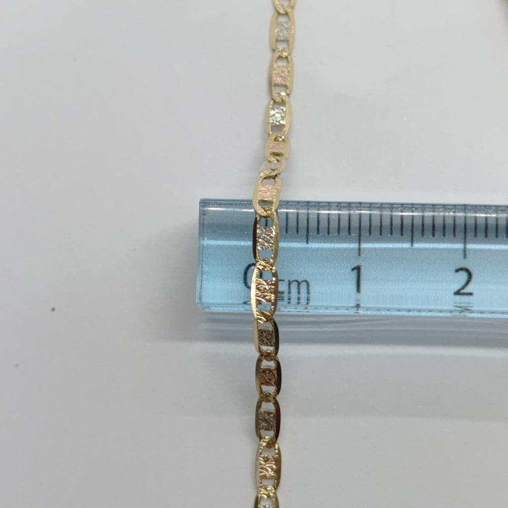 CADENA ORO COMBINADO 14 K 4,40 GRMS (SEMINUEVO)