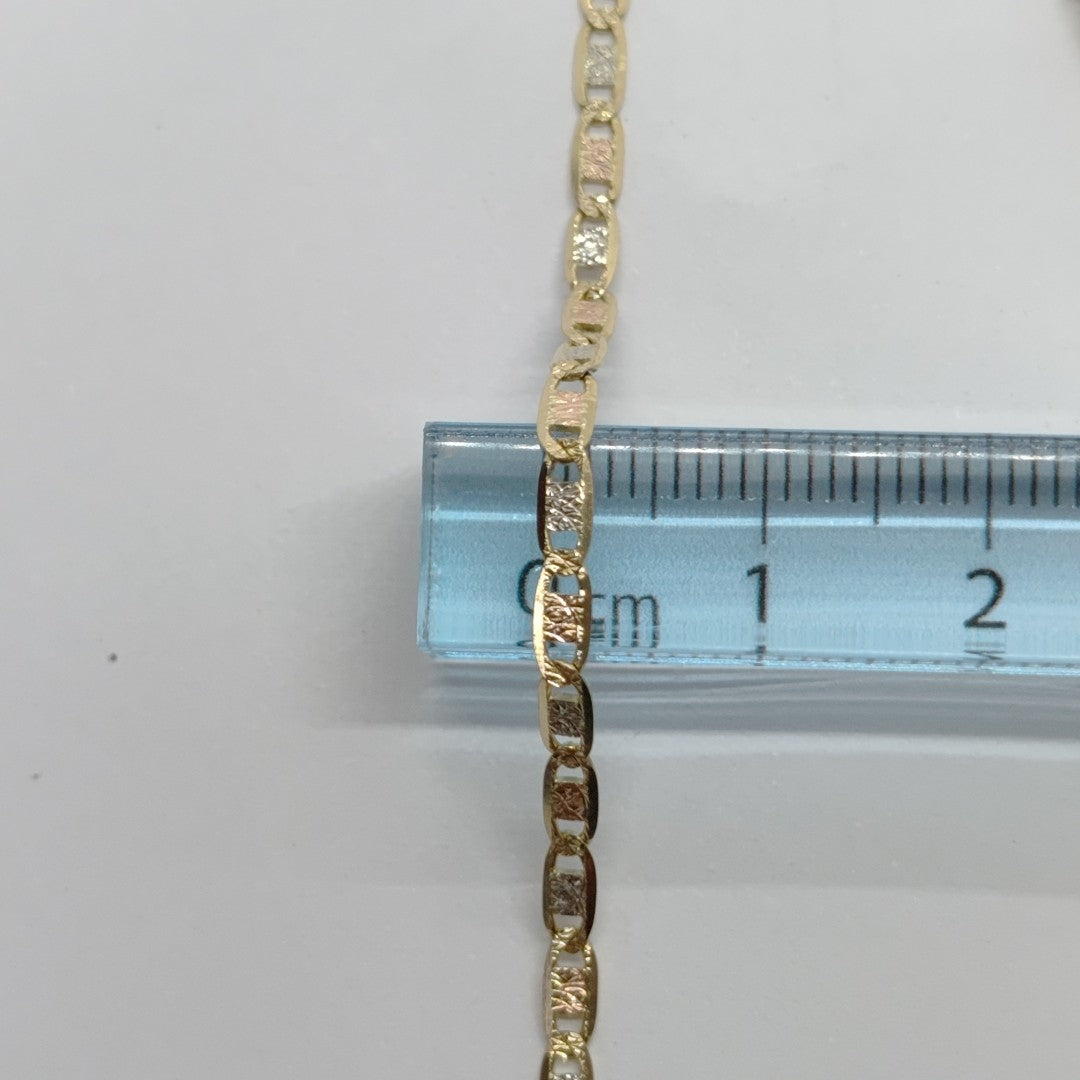 CADENA ORO COMBINADO 14 K 4,40 GRMS (SEMINUEVO)