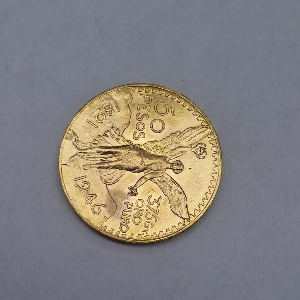 K1 41,60 GRMS 21 K IDENTIFICACIÓN MONEDA NOMINATIVA MONEDAS PESOS 50 PESOS (SEMINUEVO)
