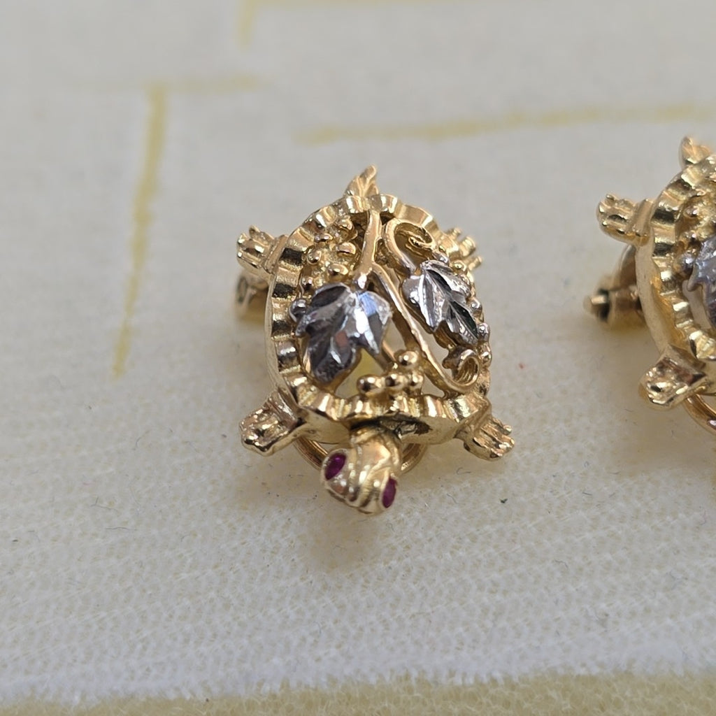 ARETES PAR ORO 10 K 5,10 GRMS (SEMINUEVO)
