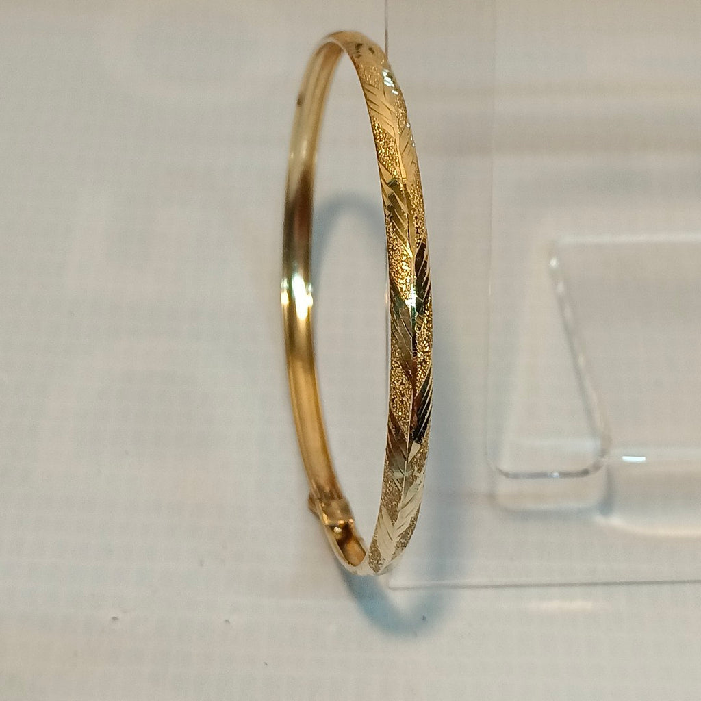 PULSERA RIGIDA ORO 14 K 4 GRMS (SEMINUEVO)