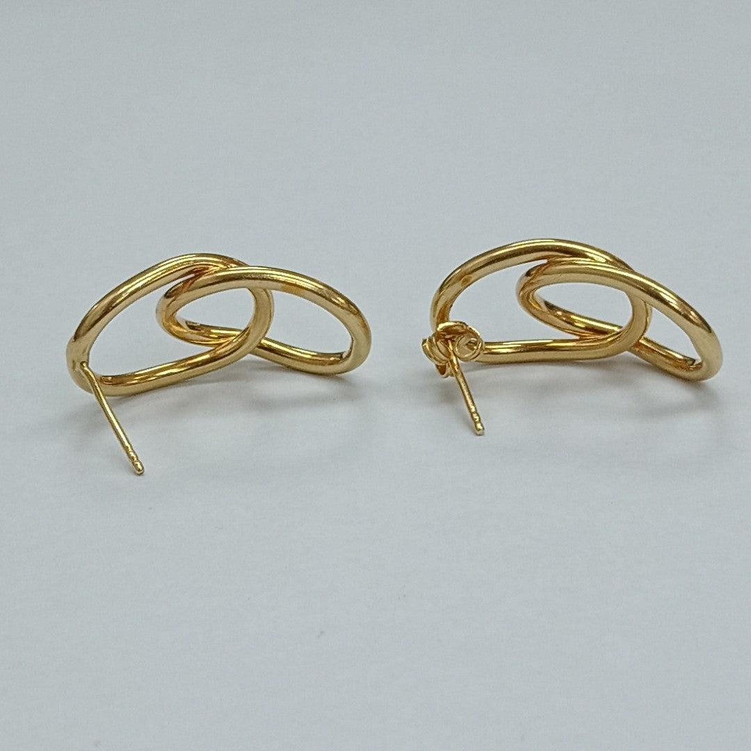 BROQUELES PAR ORO 14 K 4.6 GRMS (SEMINUEVO)