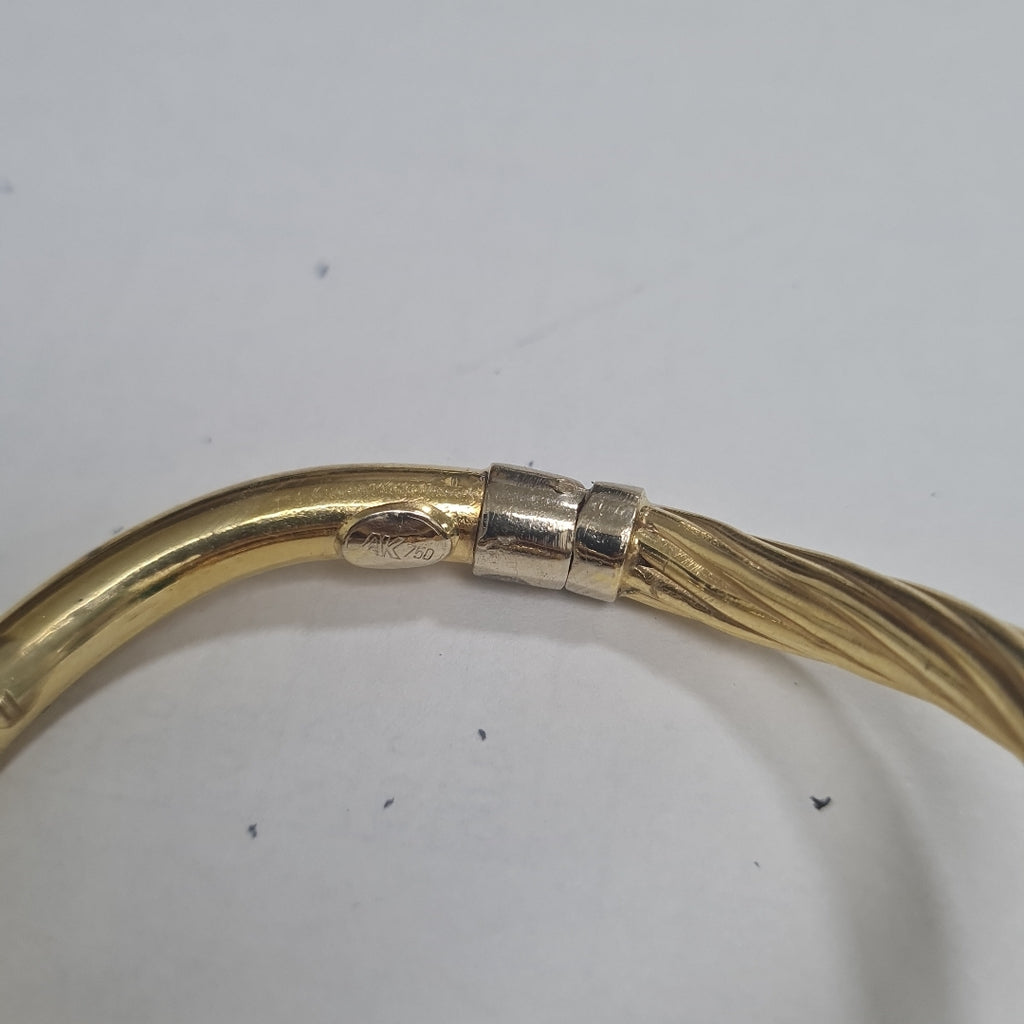 PULSERA RIGIDA ORO 18 K 19,30 GRMS (SEMINUEVO)