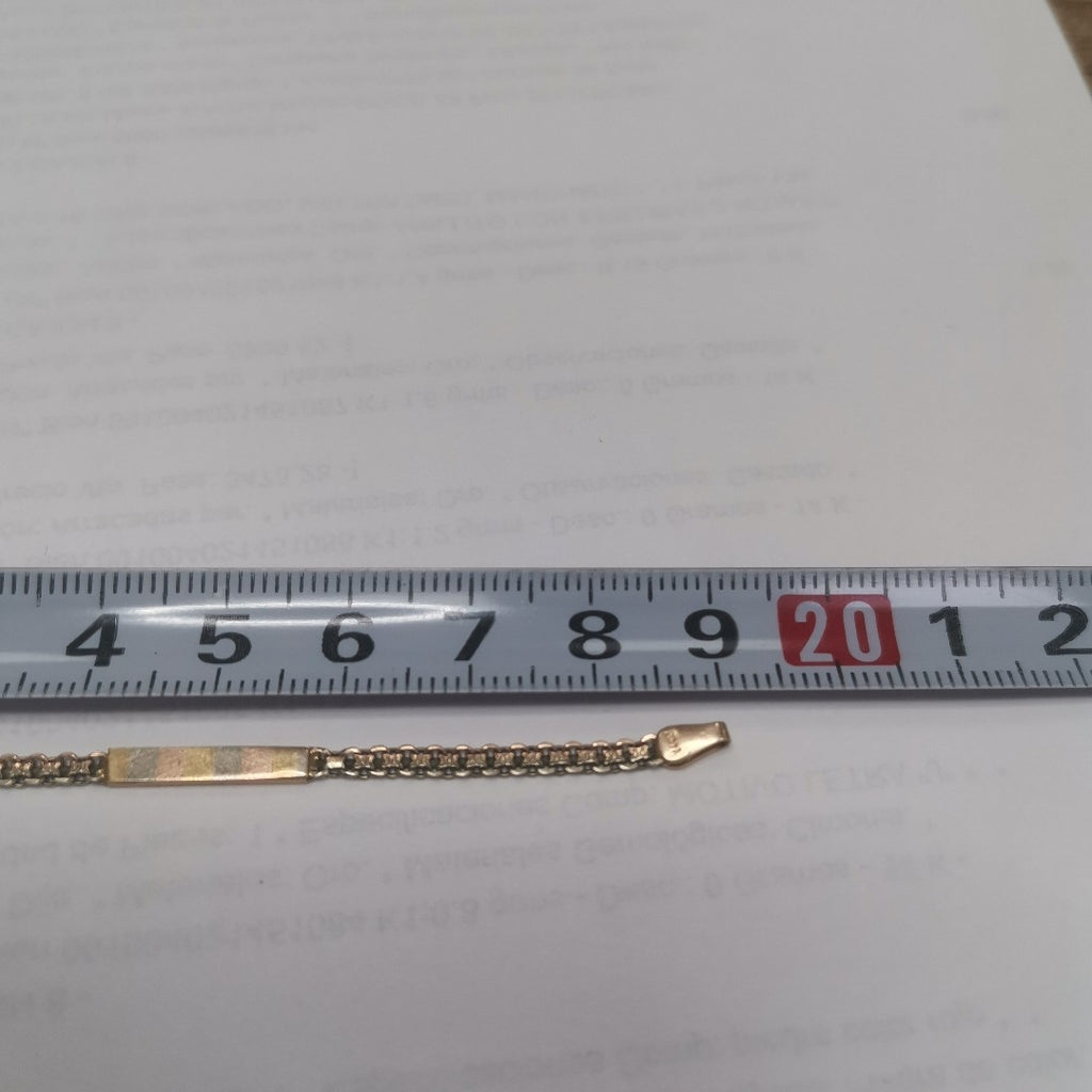 ESCLAVA ORO 14 K 4.3 GRMS (SEMINUEVO)