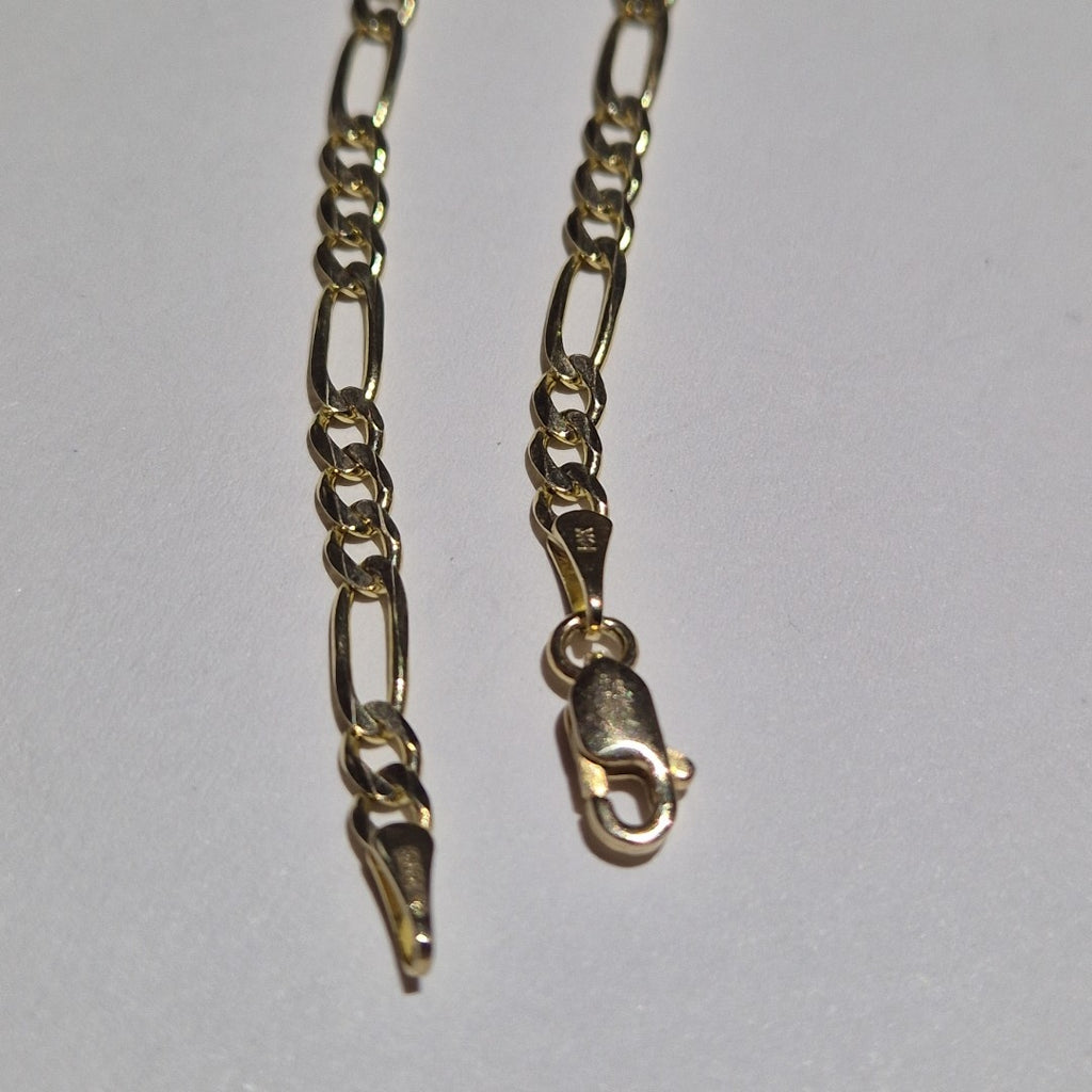 PULSERAS 3X1 ORO 14K 21 CM 3.3 GR (NUEVO)