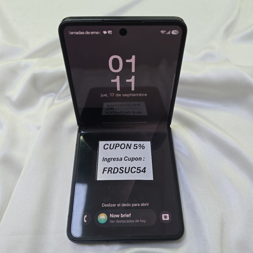 CELULAR SAMSUNG GALAXY Z FLIP 7 SM-F766B (2025) 512 GB 12 GB RAM (SEMINUEVO)