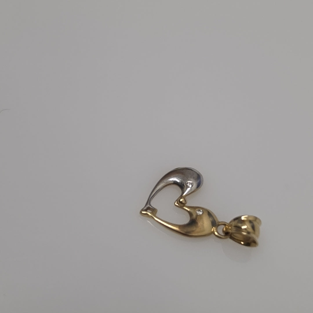 DIJE ORO, ORO COMBINADO 14 K 0.6 GRMS (SEMINUEVO)