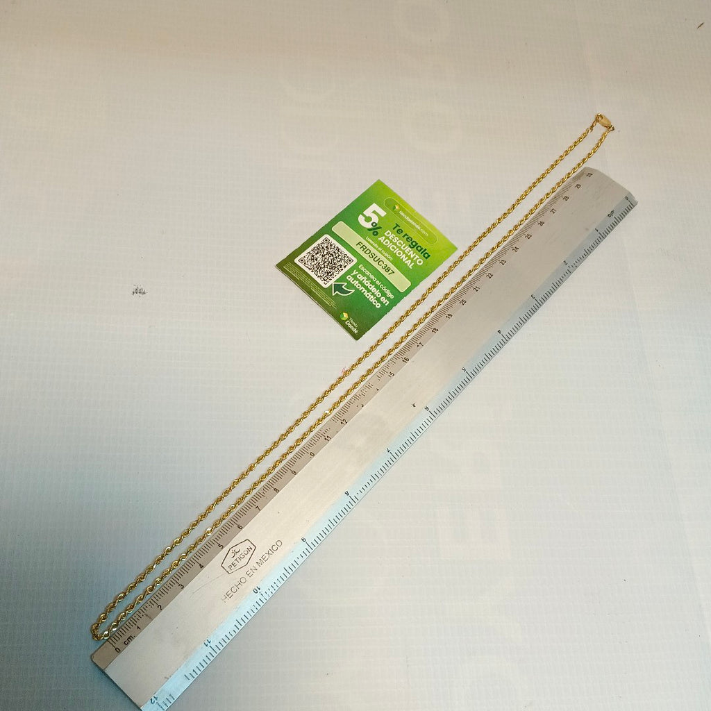 CADENA ORO 10 K 10.8 GRMS (SEMINUEVO)