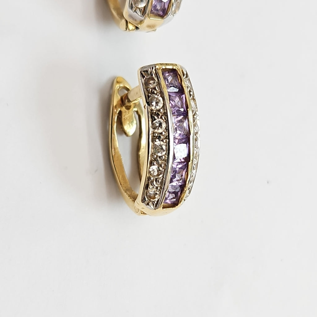 ARETES PAR ORO 14 K 5,10 GRMS (SEMINUEVO)