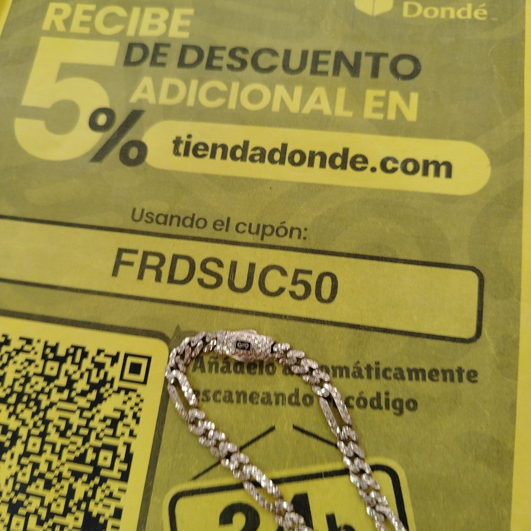 PULSERA ORO 10 K 6.9 GRMS (SEMINUEVO)