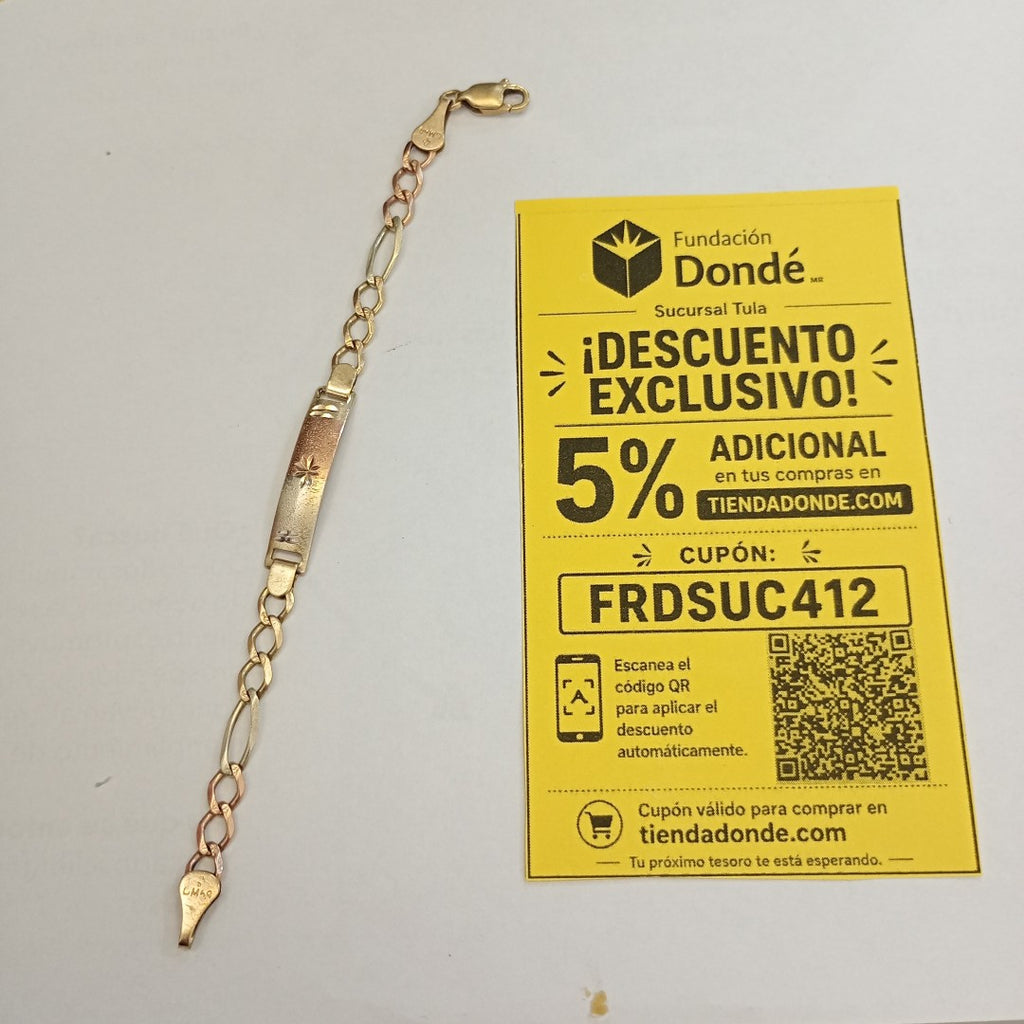 ESCLAVA ORO 10 K 3.1 GRMS (SEMINUEVO)