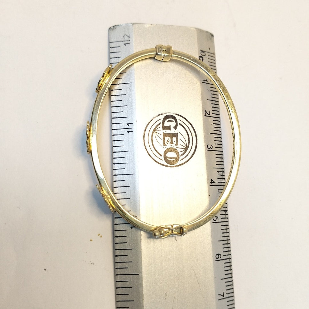 PULSERA RIGIDA ORO 10 K 3.8 GRMS (SEMINUEVO)