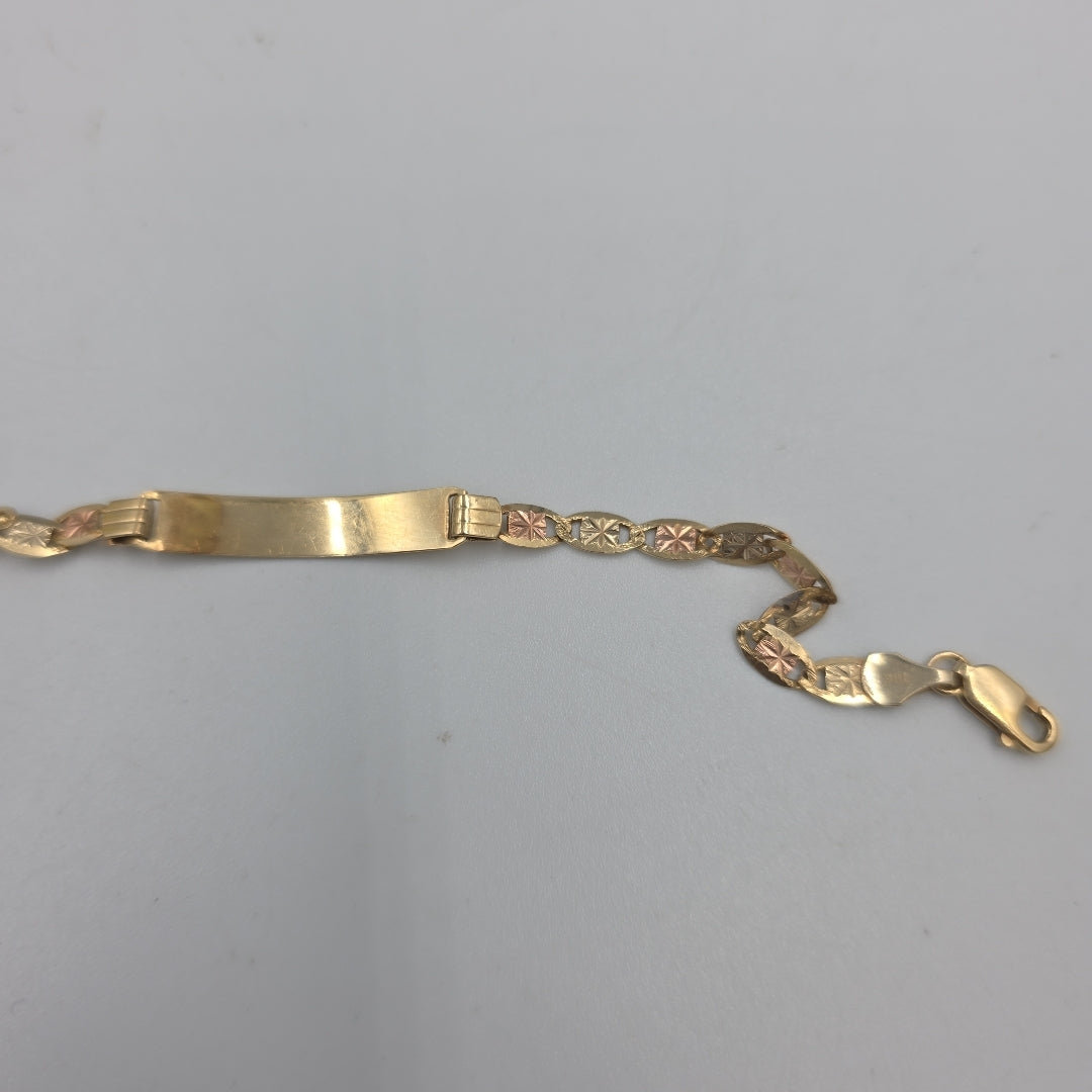 ESCLAVA ORO,ORO COMBINADO 10 K 3,50 GRMS (SEMINUEVO)