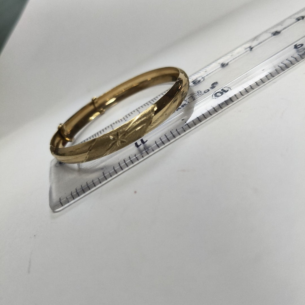 PULSERA RIGIDA ORO 10 K 4,50 GRMS (SEMINUEVO)
