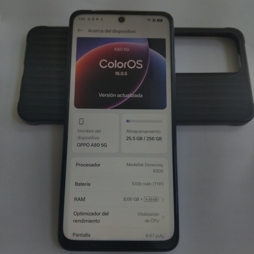 CELULAR OPPO A80 5G CPH2639 (2024) 256 GB 8 GB RAM (SEMINUEVO)
