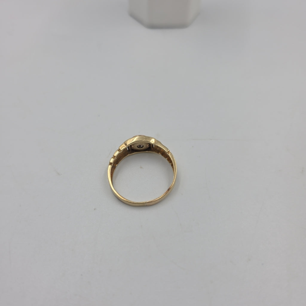 ANILLO ORO, ORO COMBINADO 10 K 4 GRMS (SEMINUEVO)