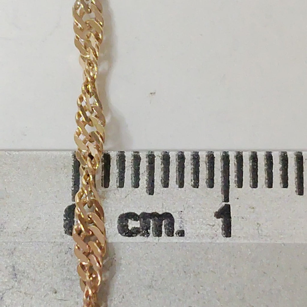 CADENA ORO COMBINADO 10 K 2,90 GRMS (SEMINUEVO)