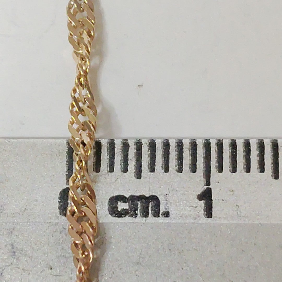 CADENA ORO COMBINADO 10 K 2,90 GRMS (SEMINUEVO)