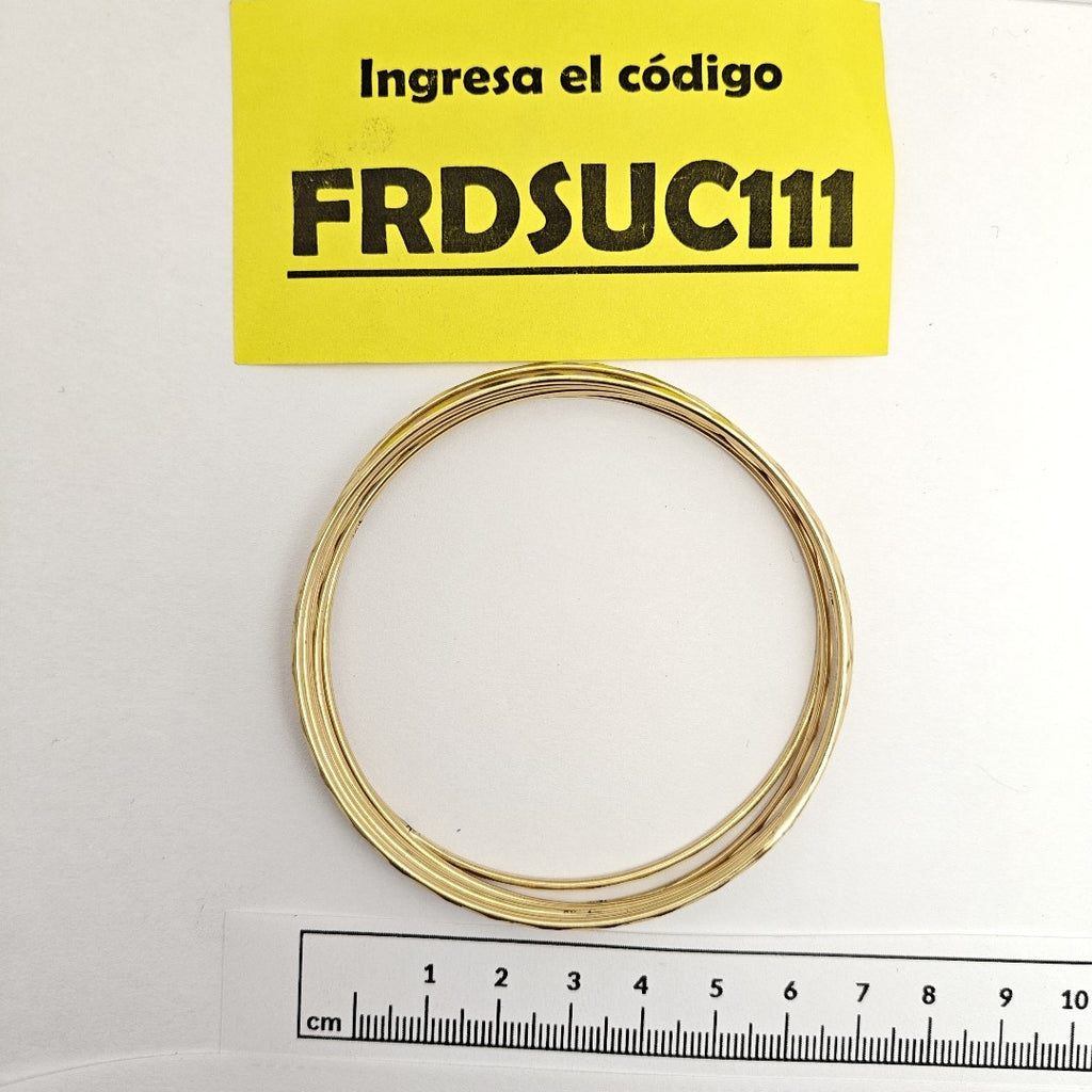 SEMANARIO DE PULSERAS ORO 10 K 17.6 GRMS (SEMINUEVO)