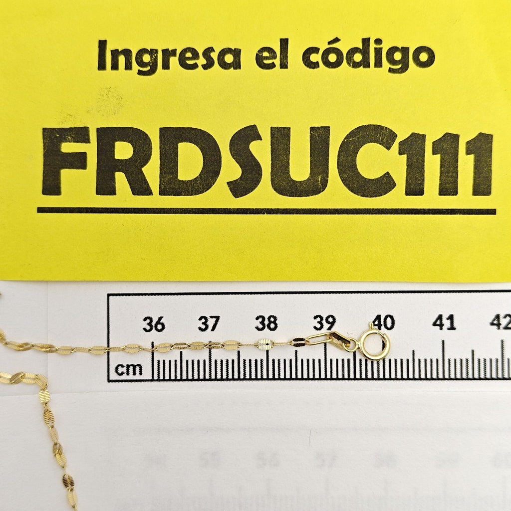 CADENA ORO 14 K 1 GRMS (SEMINUEVO)
