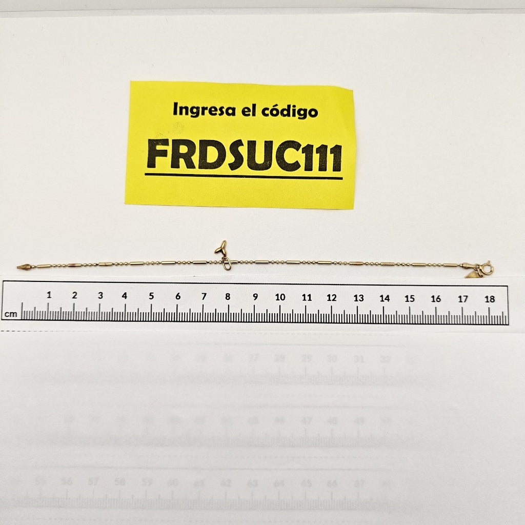 PULSERA ORO 14 K 2.1 GRMS (SEMINUEVO)