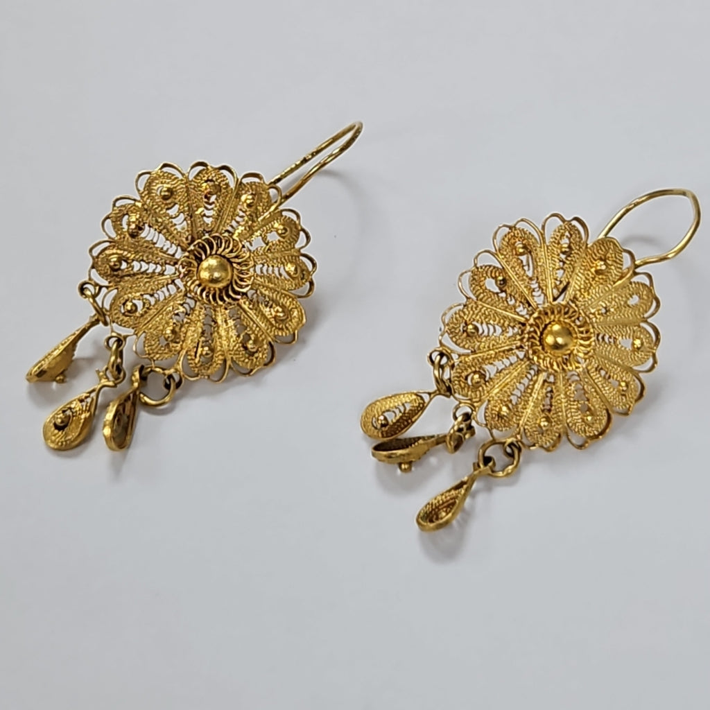 ARETES PAR ORO 10 K 4,50 GRMS (SEMINUEVO)