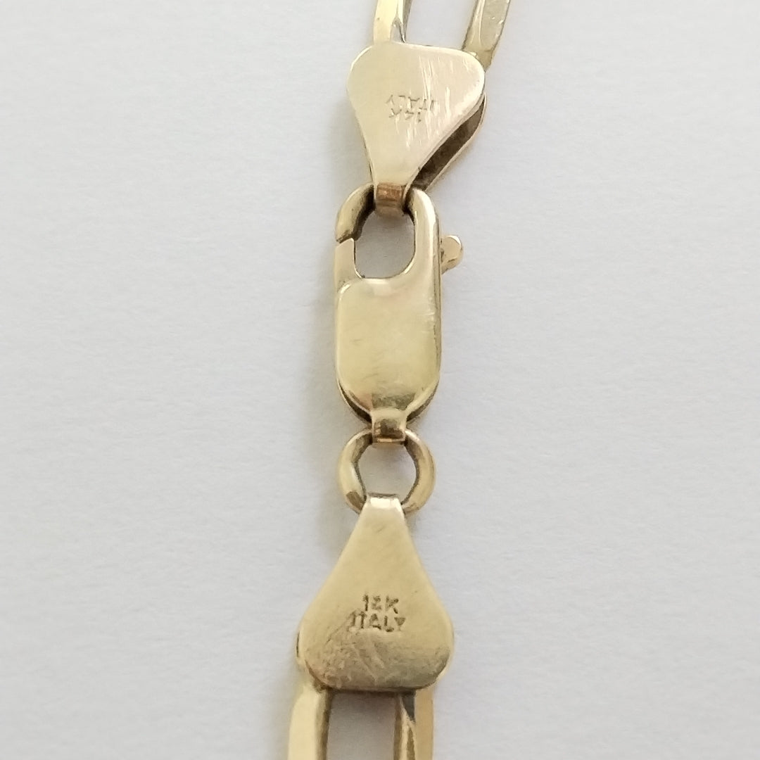 PULSERA ORO COMBINADO 14 K 11.8 GRMS (SEMINUEVO)