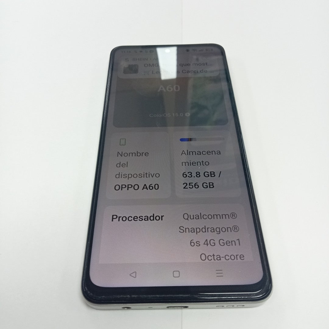 CELULAR OPPO A60 CPH3669 256 GB 8 GB RAM (SEMINUEVO)