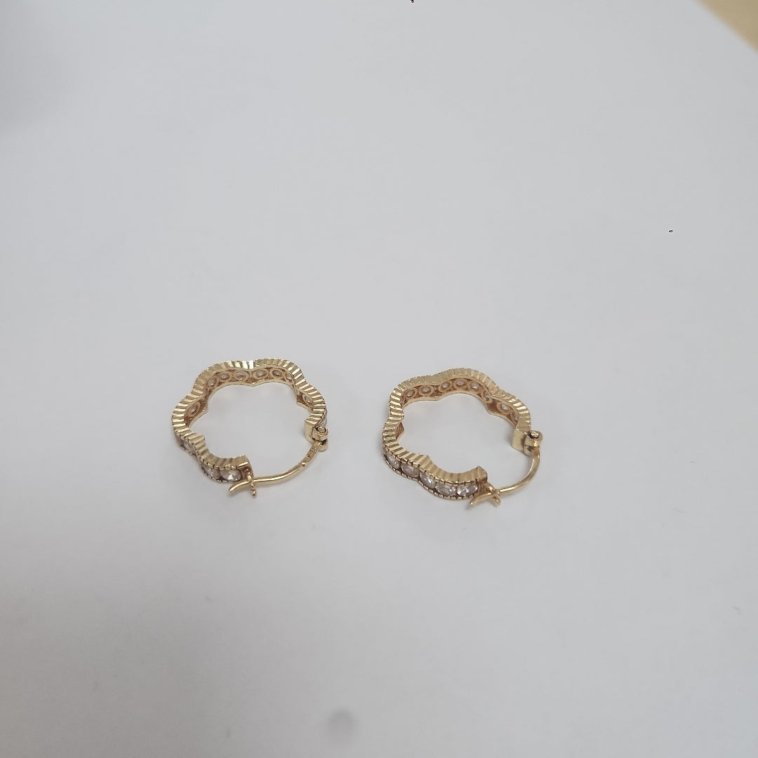 ARRACADAS PAR ORO 14 K 5,30 GRMS (SEMINUEVO)