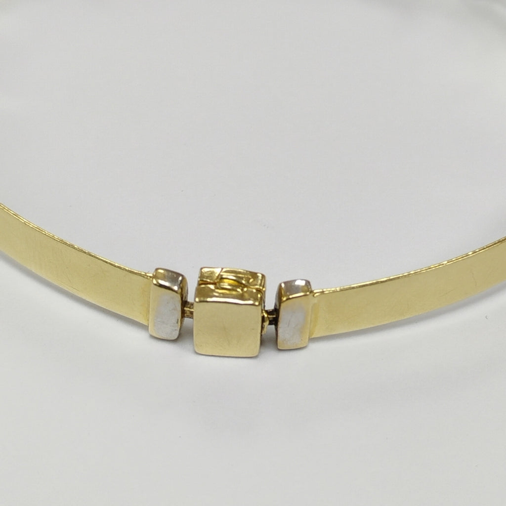 PULSERA RIGIDA ORO 14 K 11 GRMS (SEMINUEVO)