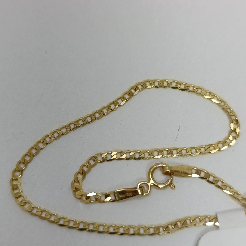 PULSERAS DAMA BARBADA AMARILLA ORO 14K 1.1 (NUEVO)