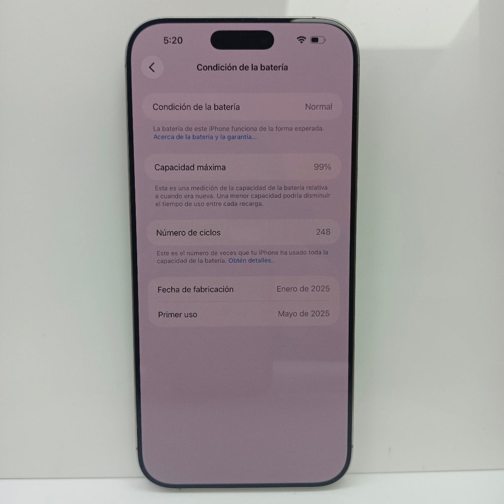 CELULAR APPLE IPHONE 16 PRO MAX A3084 (2024) 256 GB 8 GB RAM (SEMINUEVO)
