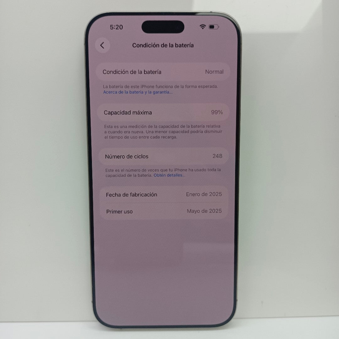 CELULAR APPLE IPHONE 16 PRO MAX A3084 (2024) 256 GB 8 GB RAM (SEMINUEVO)