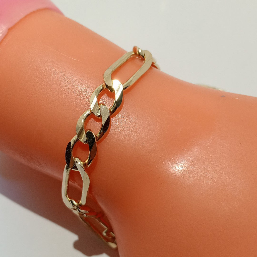 PULSERA 3X1 14K 21 CM 14.7 GR (NUEVO)
