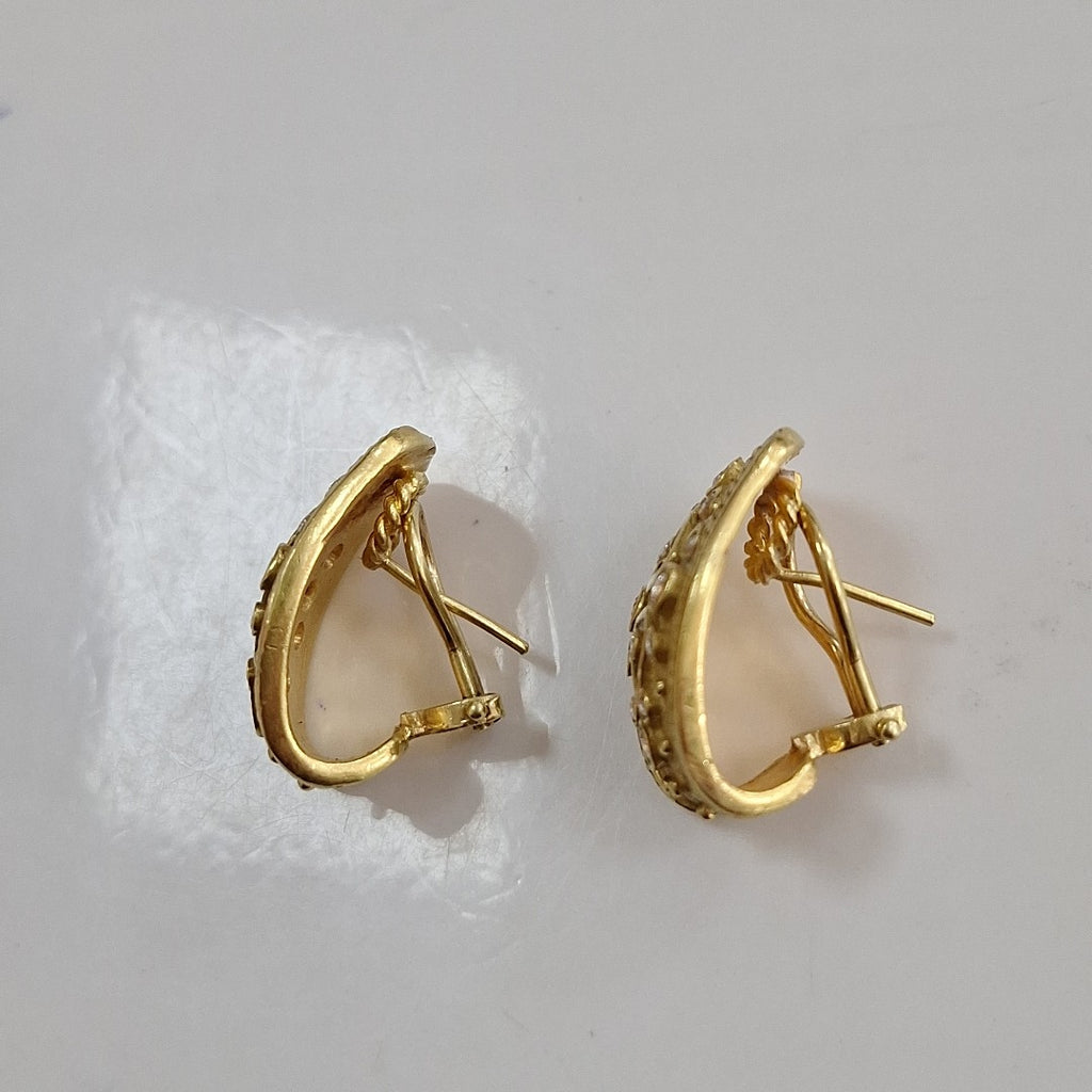 ARETES PAR ORO 18 K 20.9 GRMS (SEMINUEVO)