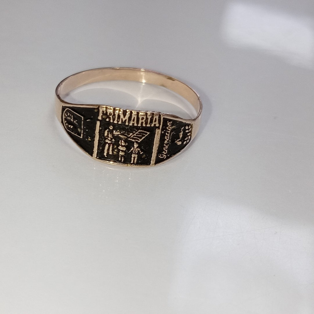ANILLO DE GRADUACIÓN ORO 8 K 1 GRMS (SEMINUEVO)