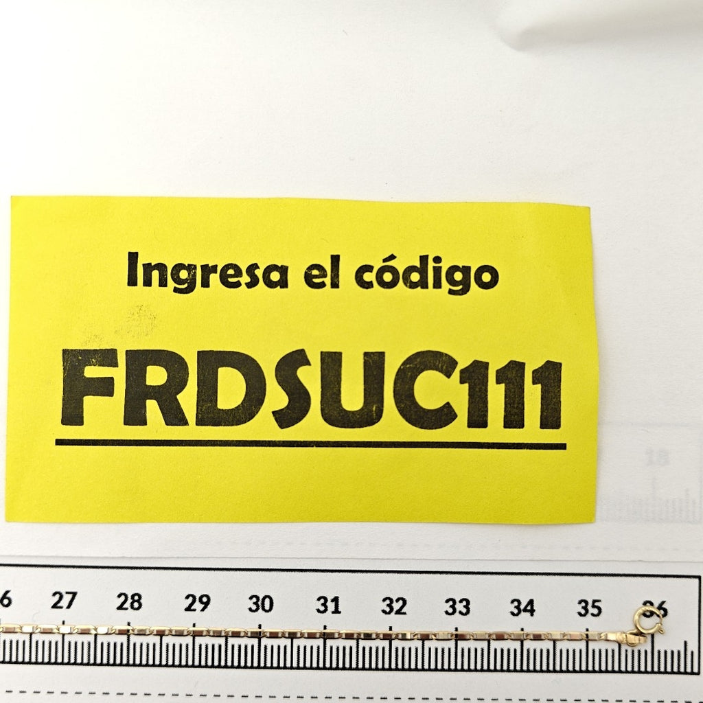 CADENA ORO 14 K 1.4 GRMS (SEMINUEVO)