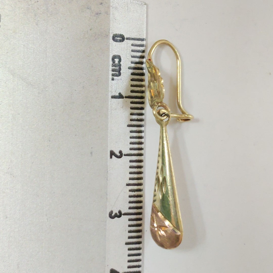 ARETES PAR ORO 8 K 1,30 GRMS (SEMINUEVO)