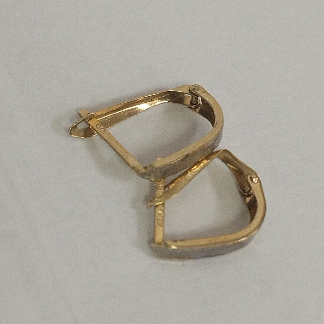 ARETES PAR ORO 10 K 0.7 GRMS (SEMINUEVO)