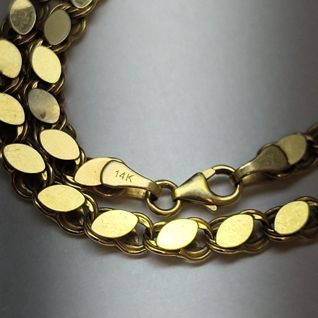 CADENA ORO 14 K 6.5 GRMS (SEMINUEVO)