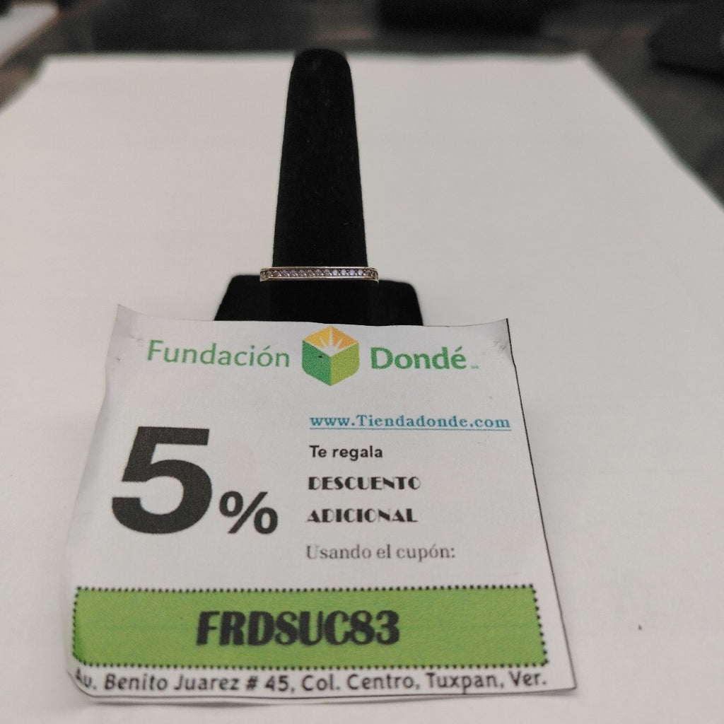 ANILLITO ORO BLANCO,ORO BLANCO MUY BAJO 14 K 1,90 GRMS (SEMINUEVO)