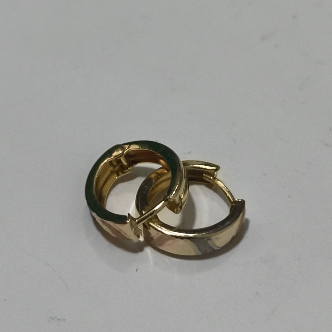 ARRACADAS PAR ORO 14 K 1.2 GRMS (SEMINUEVO)