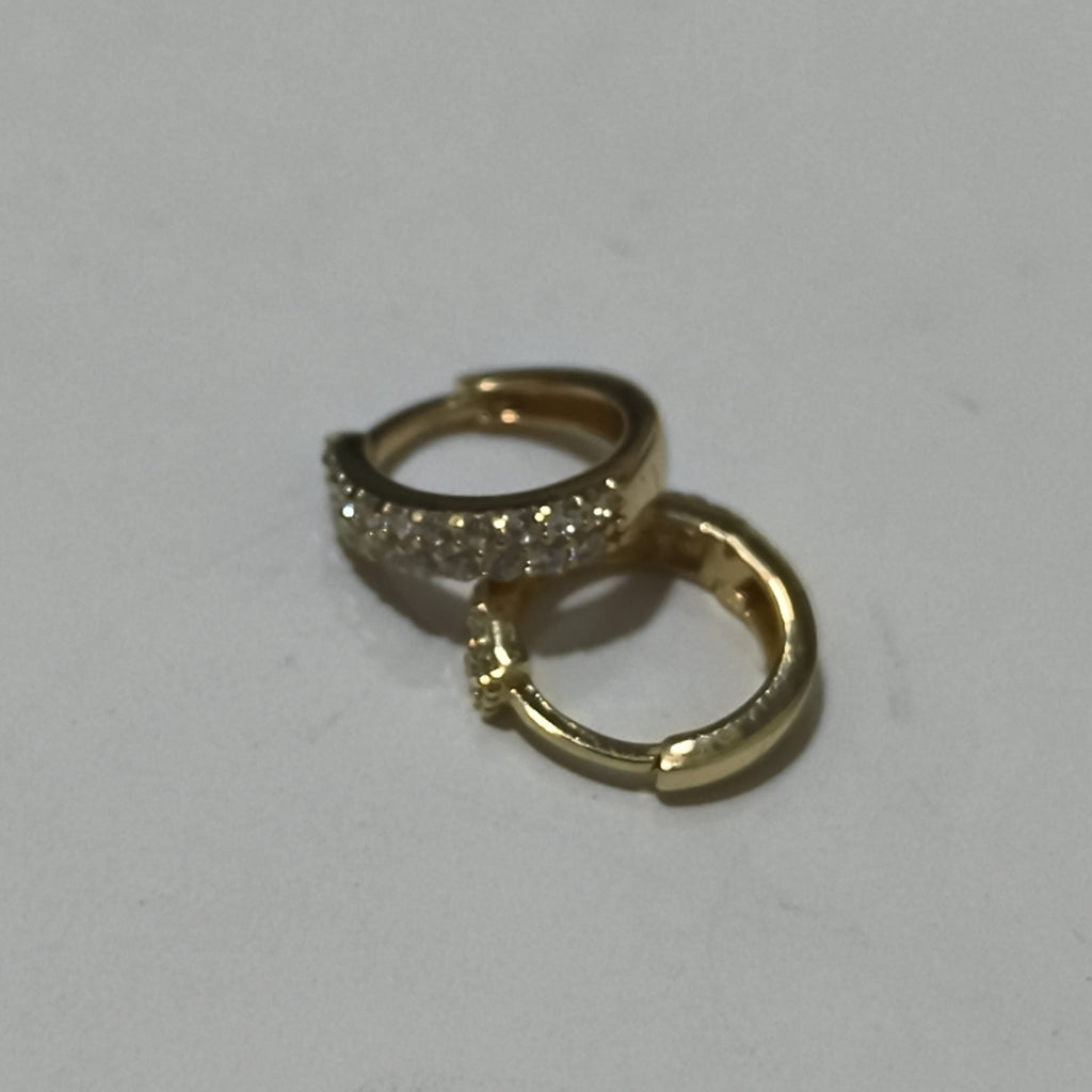 ARRACADAS PAR ORO 14 K 1.5 GRMS (SEMINUEVO)
