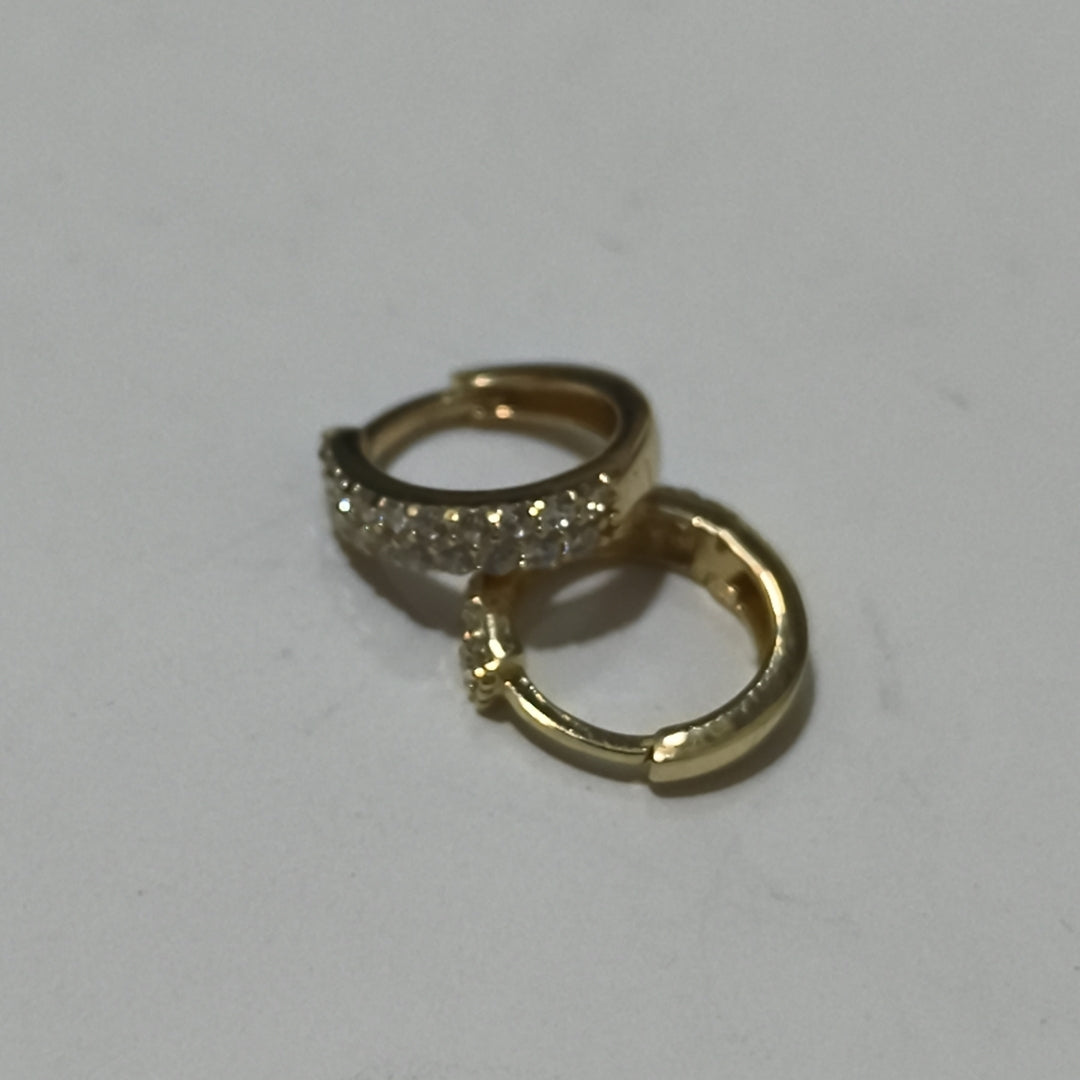 ARRACADAS PAR ORO 14 K 1.5 GRMS (SEMINUEVO)