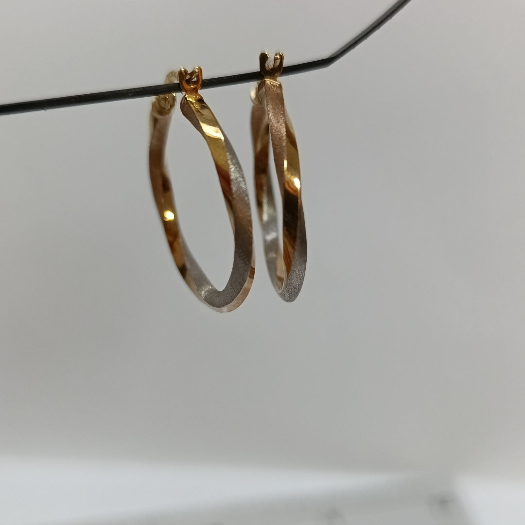 ARRACADAS PAR ORO 10 K 1.4 GRMS (SEMINUEVO)